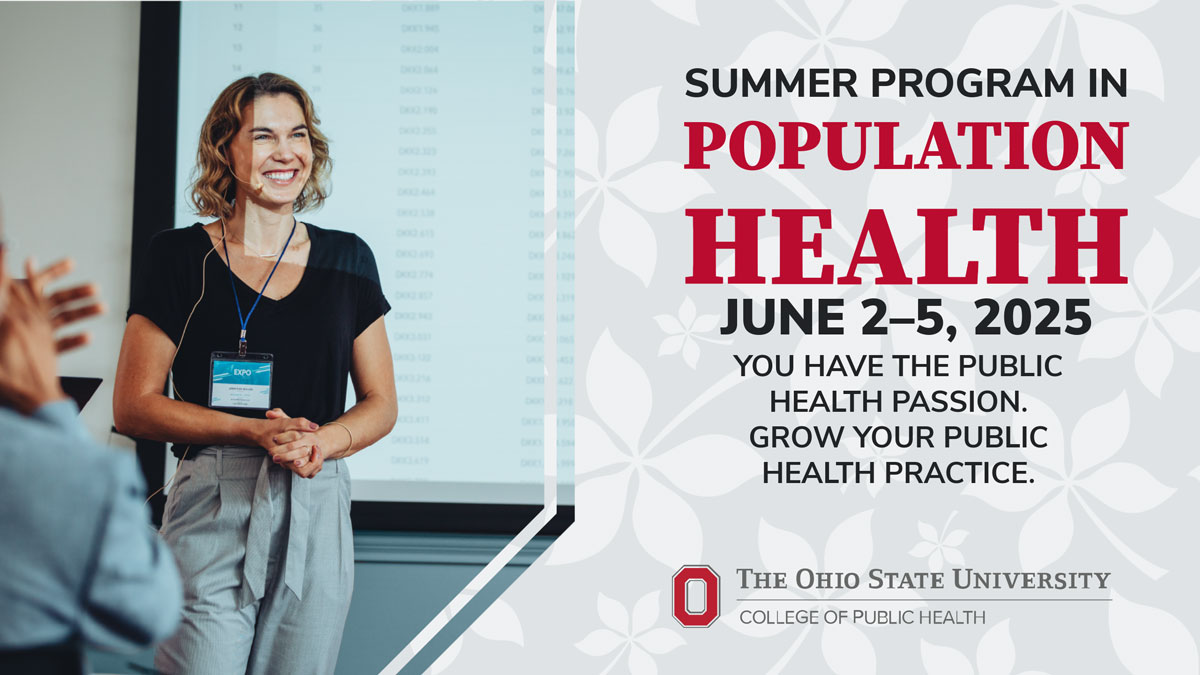 Graphic about Summer Program in Population Health