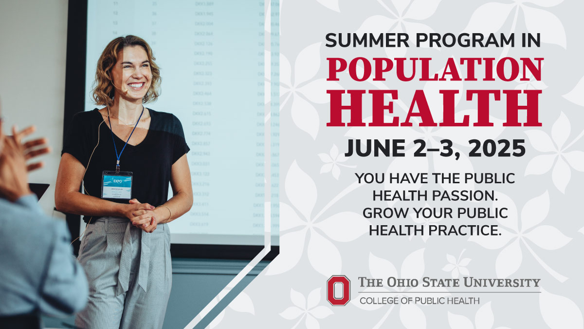 Graphic about Summer Program in Population Health
