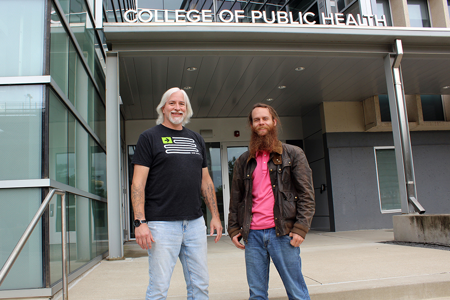 Associate Professor Thomas Knobloch and Assistant Professor Mikkel Quam, who have been the primary contacts for and advisors to sorority and fraternity chapters at Ohio State.