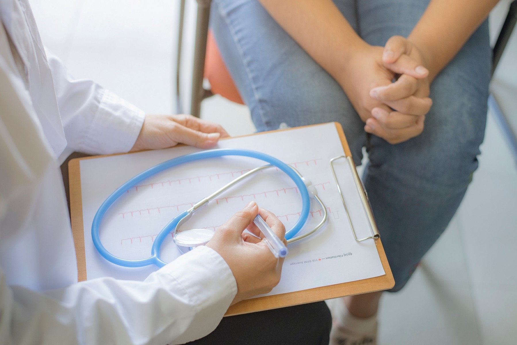 doctor with patient