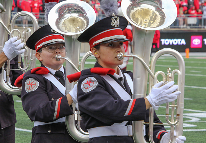 Selin Timur plays the baritone