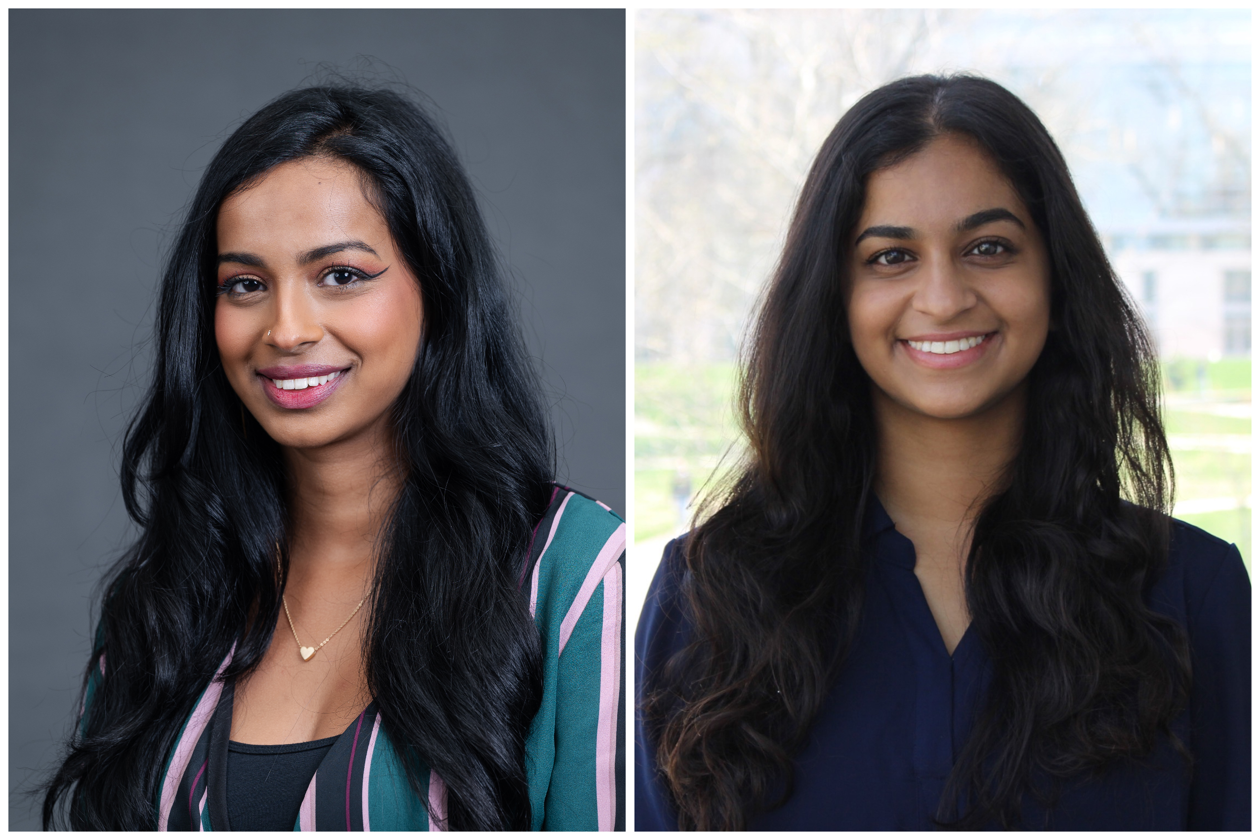 Aparna Mangadu (left) and Nandini Rangan