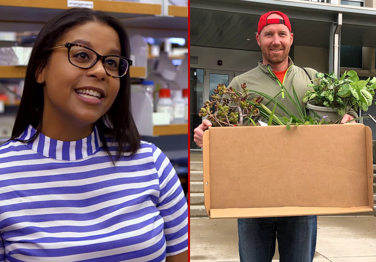 From left: Ashley Felix, Todd Thobe