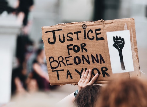 Justice for Breonna Taylor sign