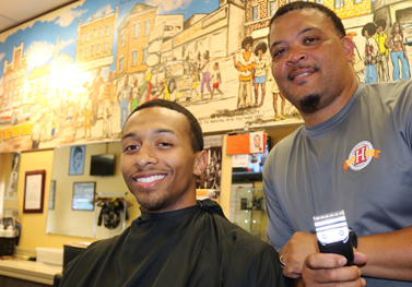 Jonathan Robinson '17 and mentor Al Edmondson