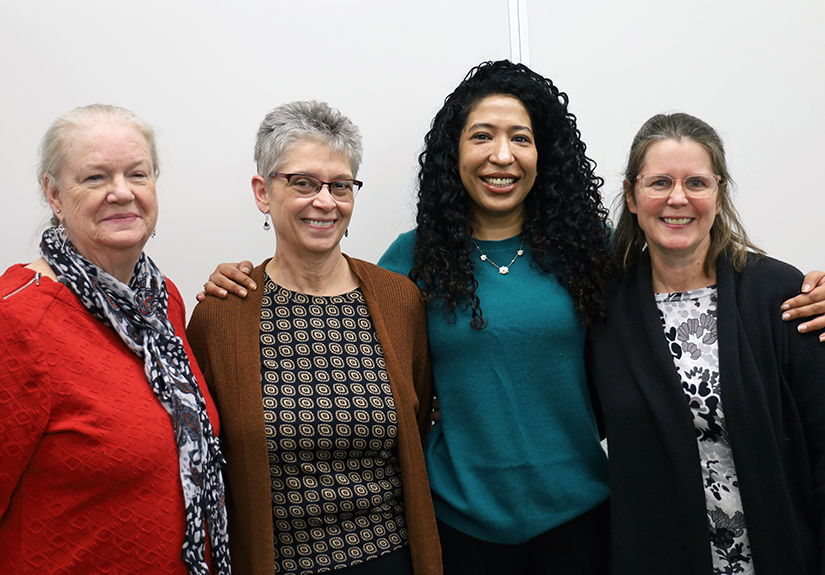 Karla Zadnik, Cynthia Carnes, Parvati and Alison Norris