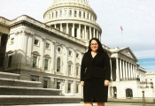 Alumna Naomi Adaniya at Capitol Hill