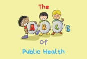 Book cover with illustration and text 'The ABCs of Public Health'