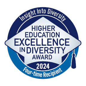 Insight into diversity, higher education excellence in diversity award, 2024, four-time recipient