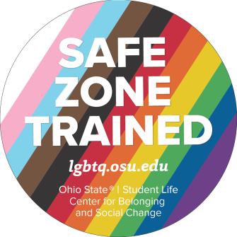 Safe Zone Trained, lgbtq.osu.edu
