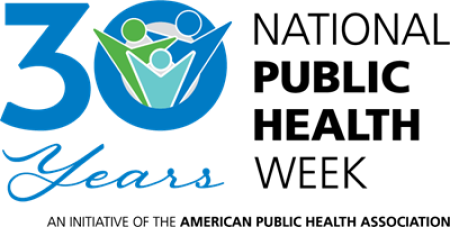 national public health week logo, celebrating 30 years