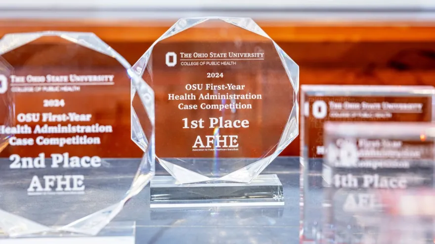 Awards from the First-Year Health Administration Case Competition