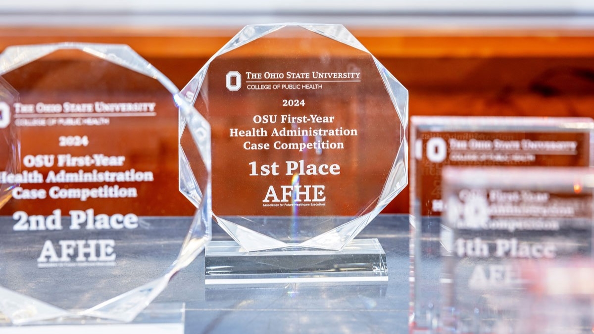 Awards from the First-Year Health Administration Case Competition