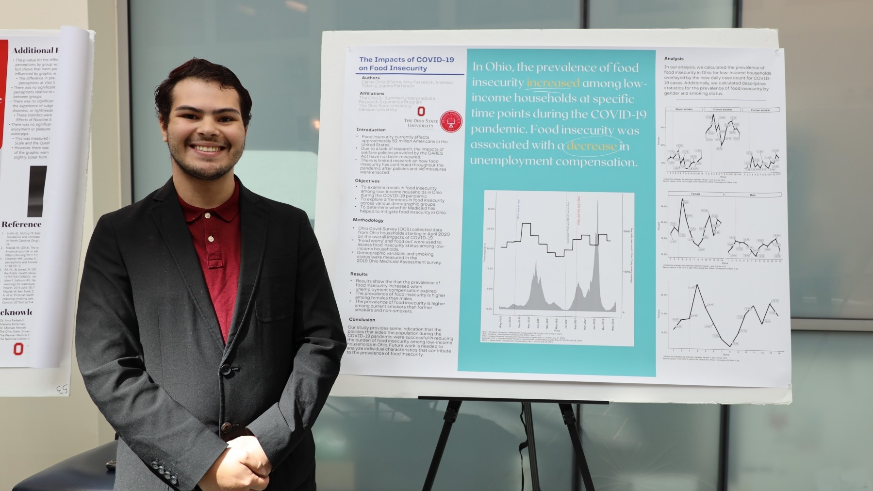 A student in the Ohio 5-OSU SURE program shares his research