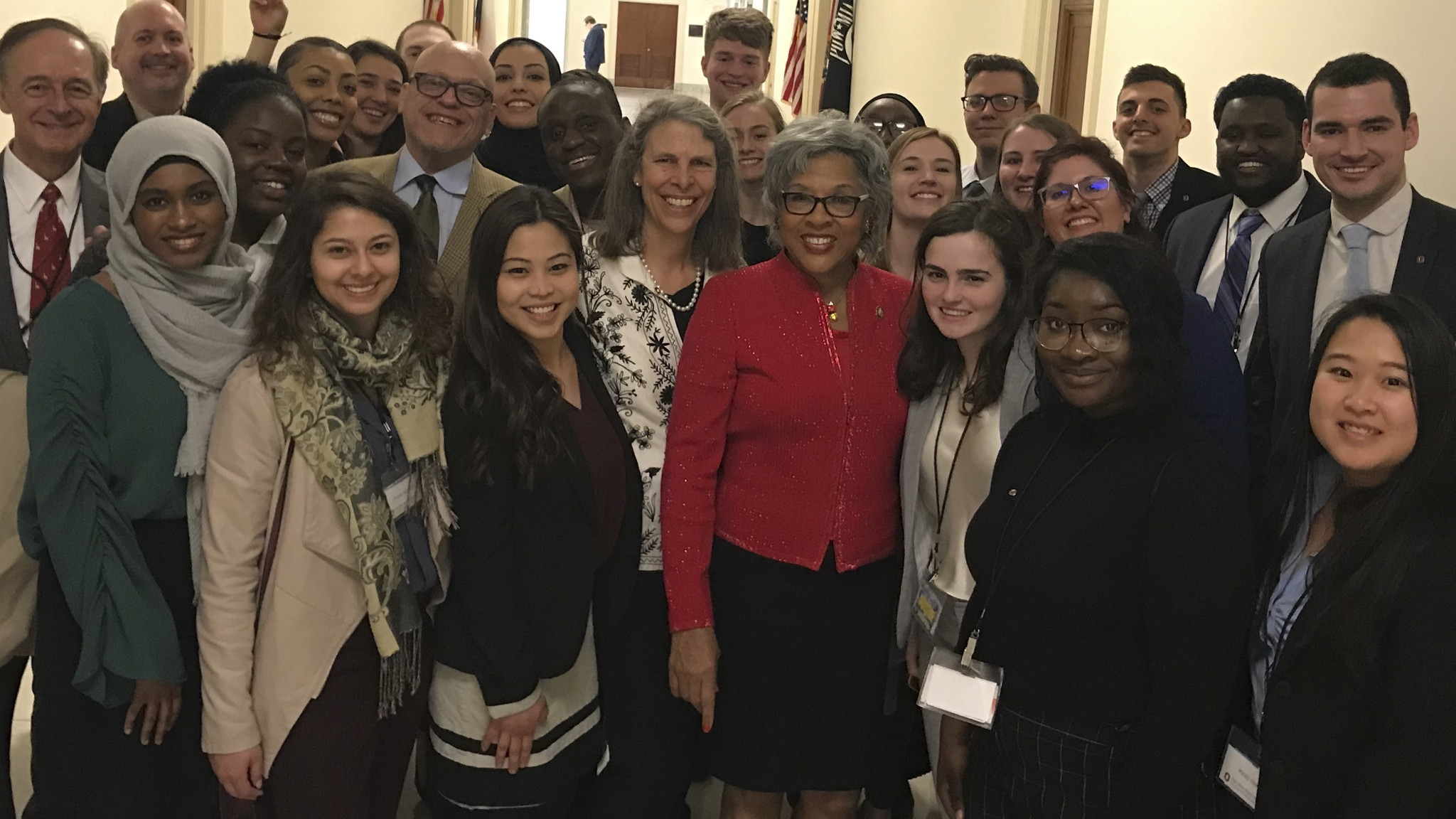 CPH students and staff with Rep. Joyce Beatty in Washington, D.C.