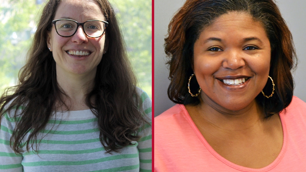 From left: Laura Pomeroy and Dawnne Wise