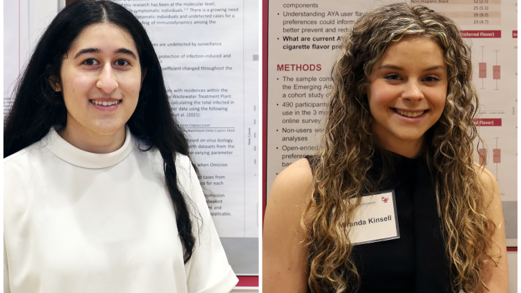 Monica Shah (left) and Miranda Kinsell.