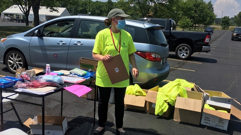 Dr. Abigail Norris Turner prepares for door-to-door COVID-19 testing this summer as part of a statewide initiative.