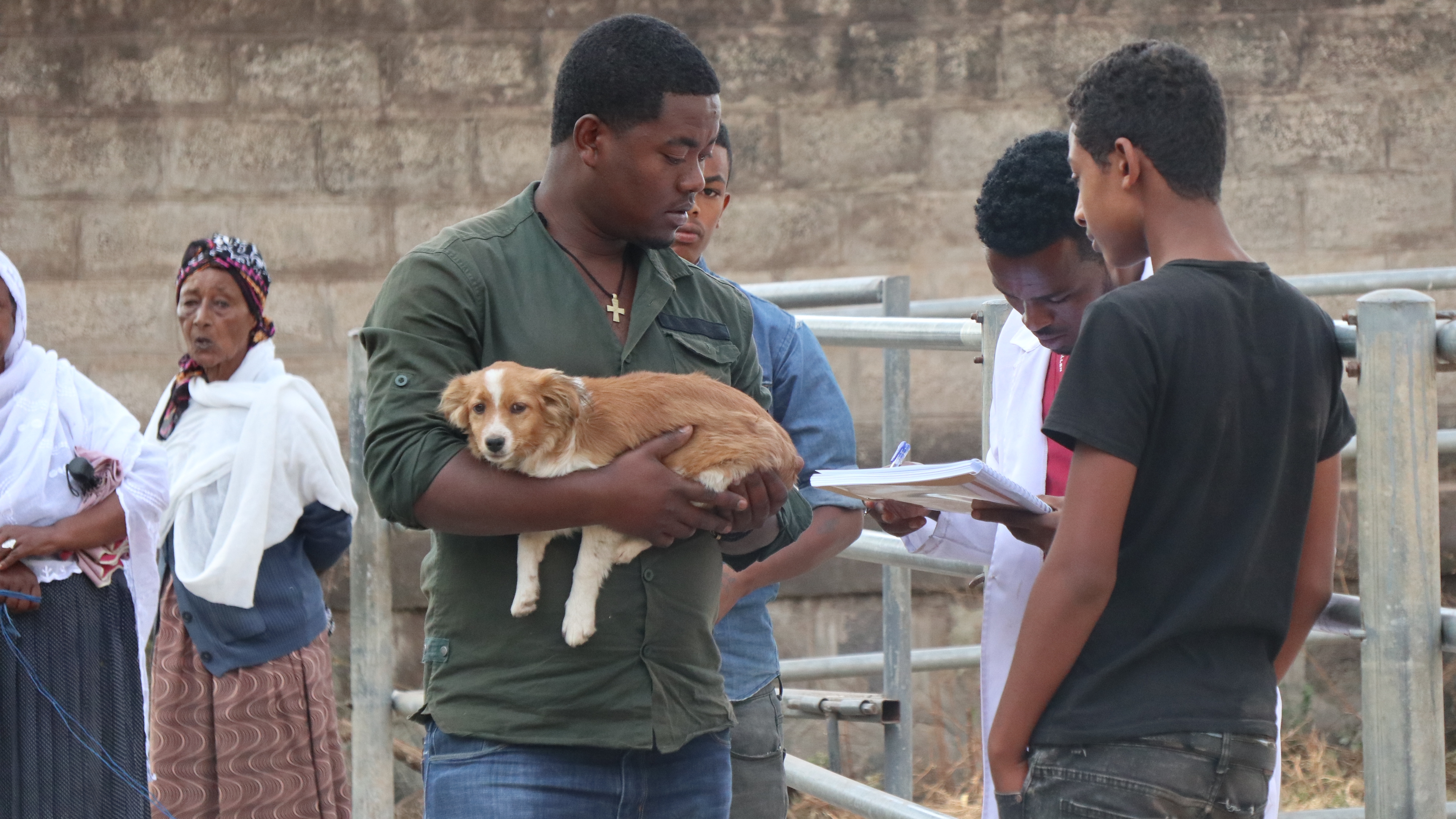 A mass rabies vaccination training in Addis Ababa, January 2018. (Photo credit: Maria Belu)