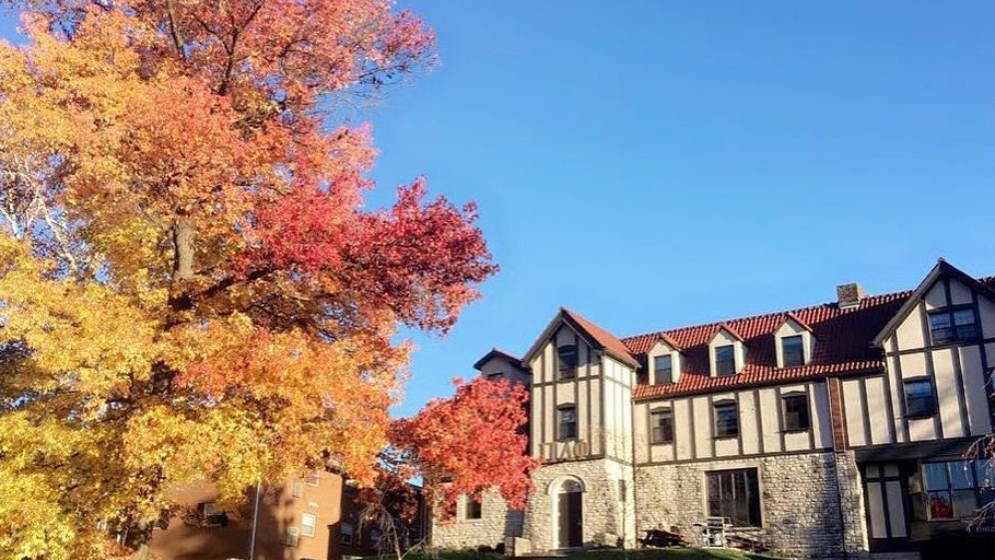 The off-campus house of Pi Lambda Phi, one of the fraternities the College of Public Health has assisted in managing the pandemic.