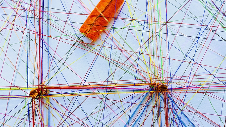 Web of thread