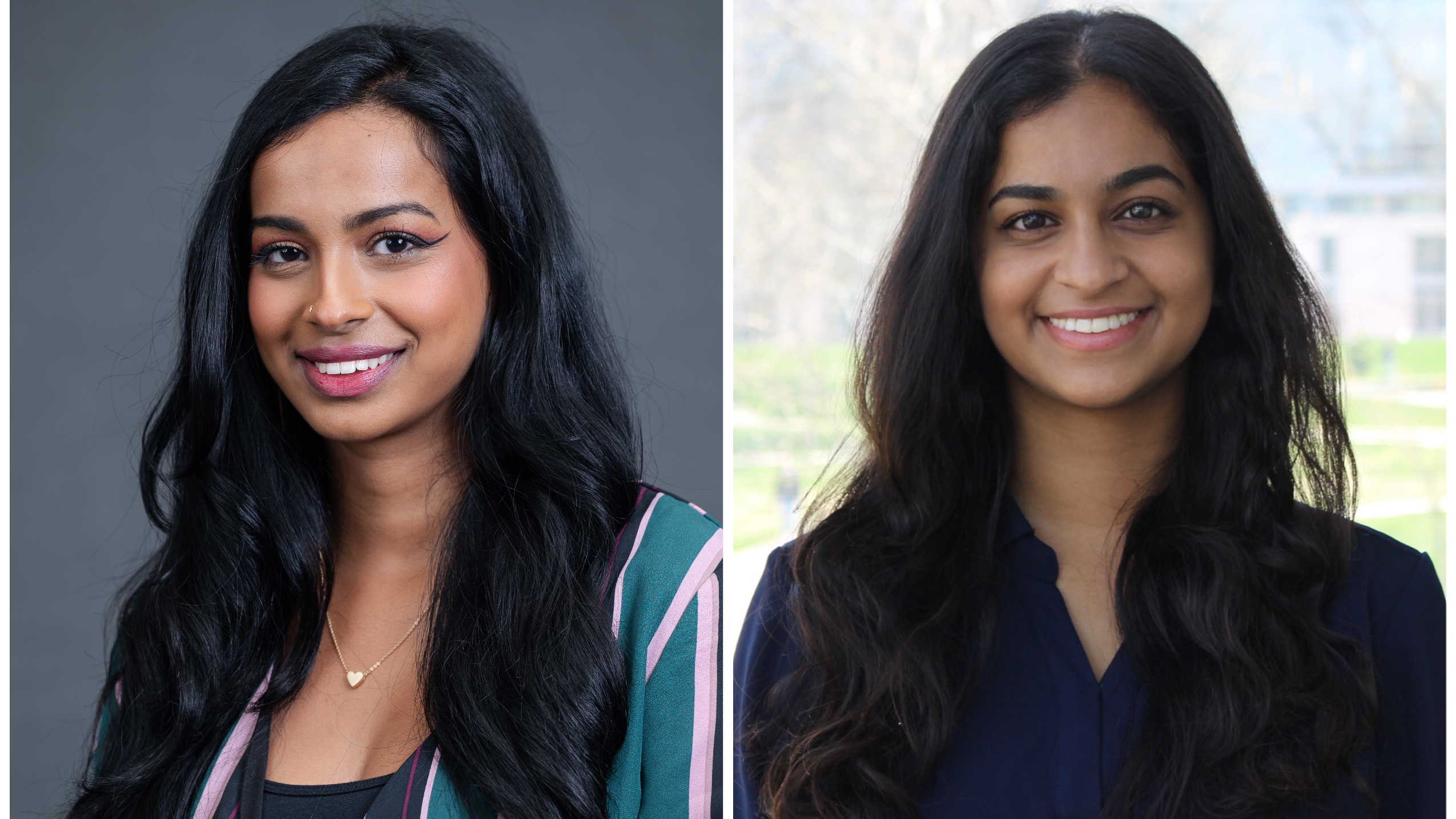 Aparna Mangadu (left) and Nandini Rangan