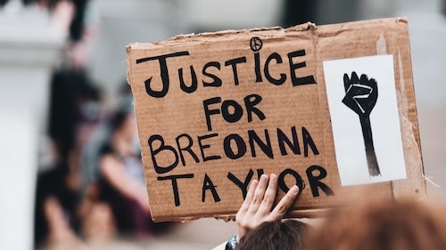 Justice for Breonna Taylor sign