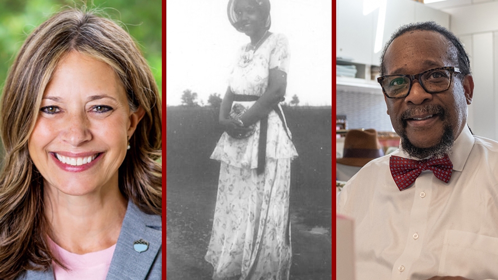 Dr. Amy Acton, Ruth Ella Moore and Dr. Darryl Hood.