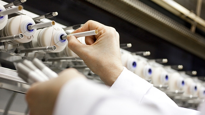 Tobacco testing machine