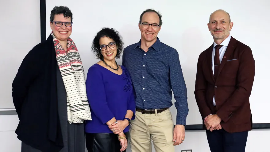Helen Malone, Tasleem Padamsee, Kelly Garrett and Patrick Louchouarn
