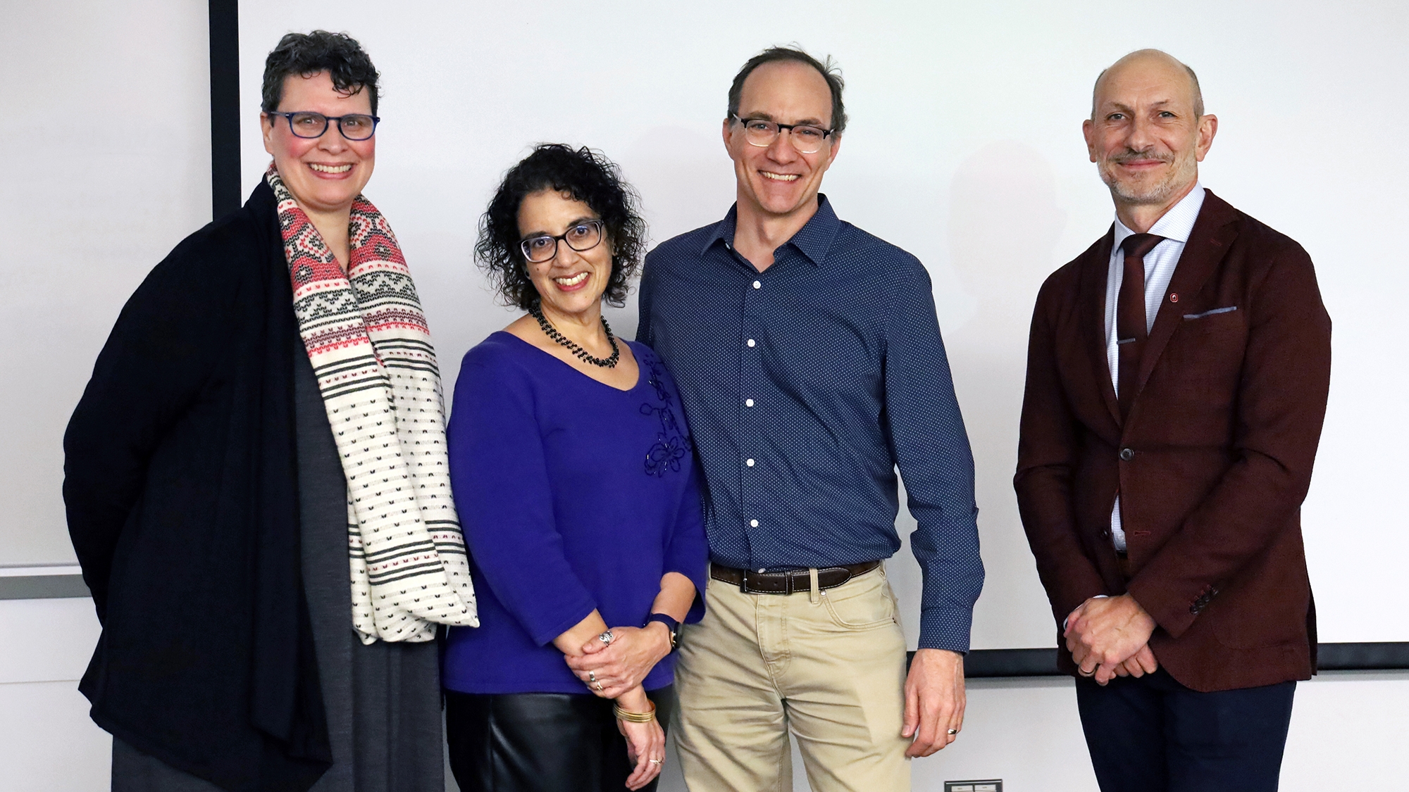 Helen Malone, Tasleem Padamsee, Kelly Garrett and Patrick Louchouarn