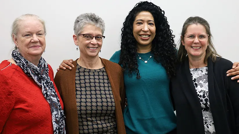 Karla Zadnik, Cynthia Carnes, Parvati and Alison Norris