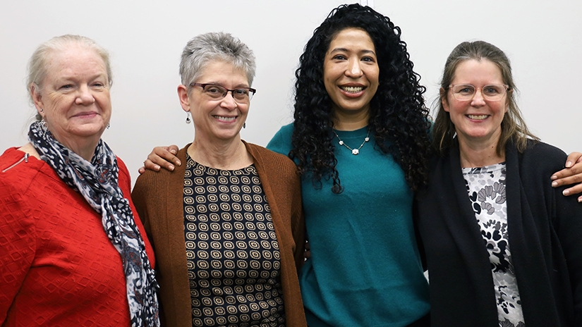 Karla Zadnik, Cynthia Carnes, Parvati and Alison Norris