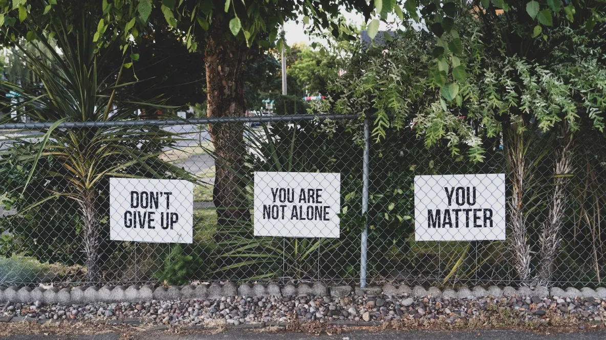 signs with encouraging words