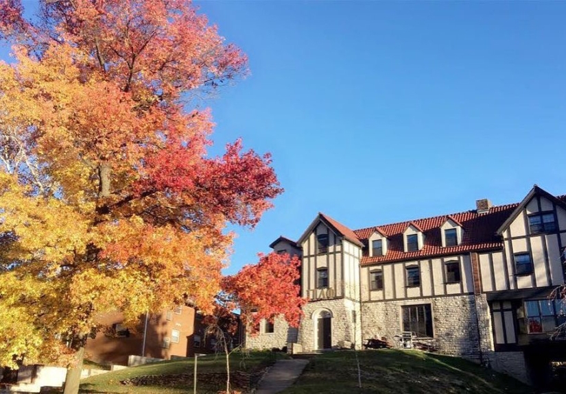 The off-campus house of Pi Lambda Phi, one of the fraternities the College of Public Health has assisted in managing the pandemic.