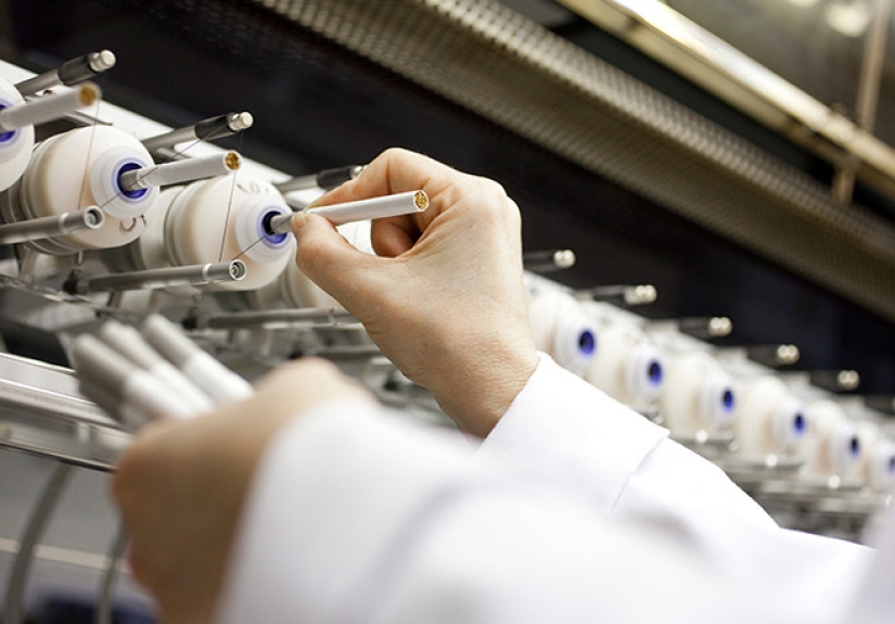 Tobacco testing machine