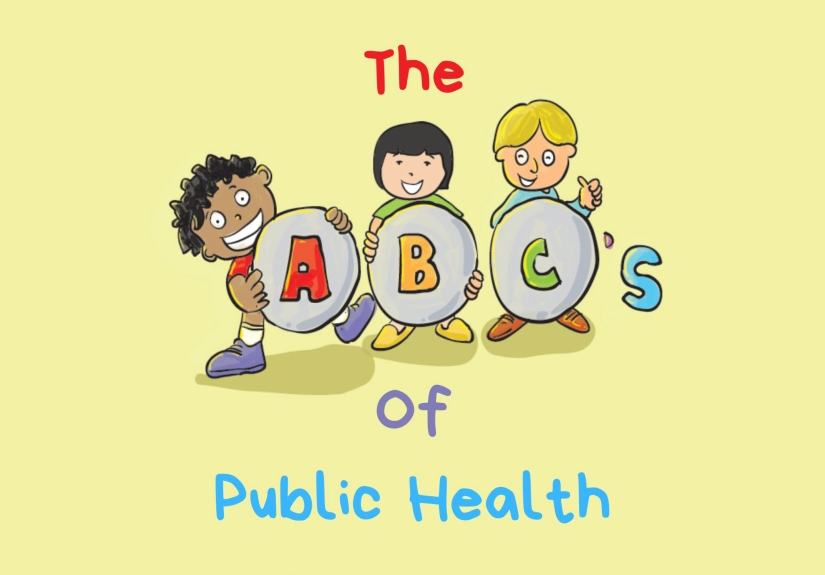 Book cover with illustration and text 'The ABCs of Public Health'