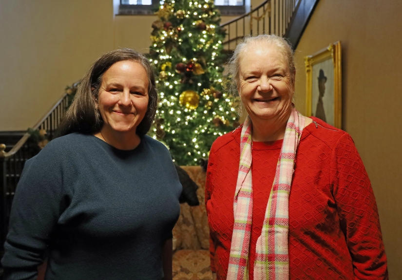 Karen Reider and Karla Zadnik pose for a photo