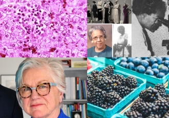 photos of Ruth Ella Moore, Mary Ellen Wewers, Reye's syndrome and black raspberries